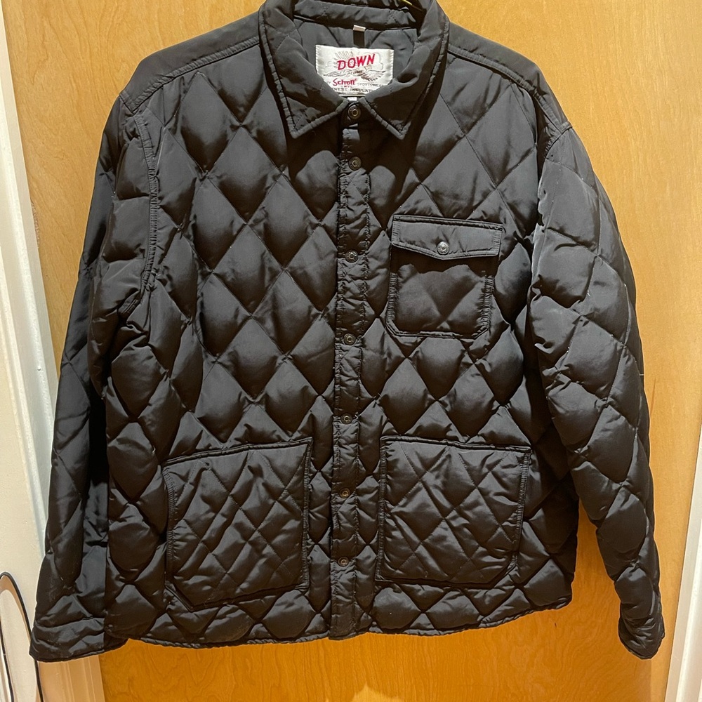 Schott NYC XXL Quilted Down Shacket